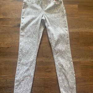 Spanx 20018 Jean-ish Ankle Leggings in Speckled Grey ( XS